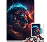 Jigsaws Puzzles 1000 Pieces for Adults Gifts Radiant Cloud Leo 1000 Pieces for Teenagers,Fun Games Every Piece Is Unique - Challenging Family Fun Game 38x26cm