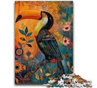 Jigsaws Puzzles 1000 Pieces for Adults Gifts Rainforest Parrot for Age 14 Years And over Decompressing Intellectual Educational Toy Great Gift 50x75cm