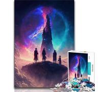 Jigsaws Puzzles 1000 Pieces for Adults Gifts Ritual over The Clouds 1000 Piece Jigsaw,Enhance Love between Couples for Ages 14+ (size 38x26cm)