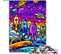 Jigsaws Puzzles 1000 Pieces for Adults Gifts Rocket, Learning Educational Toys Family Games Unique Birthday And Gifts (Size 26x38cm)