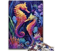 Jigsaws Puzzles 1000 Pieces for Adults Gifts Seahorse Adult Jigsaw,Decompressing Intellectual Educational Toy Perfect Decoration (50x75cm)