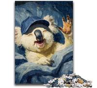 Jigsaws Puzzles 1000 Pieces for Adults Gifts Sleeping Koala 1000 Pieces for Teenagers,Perfect for Game Nights, Colorful Toy for Home Gift (26x38cm)