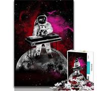 Jigsaws Puzzles 1000 Pieces for Adults Gifts Space Is The DJ Place 1000 Piece Puzzle,Perfect for Game Nights, Colorful Toy for Home Gift (size 75x50cm)
