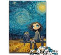 Jigsaws Puzzles 1000 Pieces for Adults Gifts Starry Sky Stress Reliever Staycation Kill Time Home Decoration Toys 50x75cm