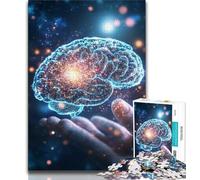 Jigsaws Puzzles 1000 Pieces for Adults Gifts Storm Brain,Vibrant And Unique Design Relaxing & Challenging Puzzle Experience (38x26cm)
