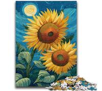 Jigsaws Puzzles 1000 Pieces for Adults Gifts Sunflower 1000 Pieces for Teenagers,for Educational Game Challenge Toy Birthday Present, Gifts, Wall Art (50x75cm)