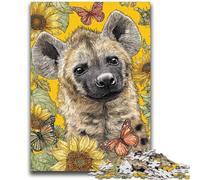 Jigsaws Puzzles 1000 Pieces for Adults Gifts Sunflower Hyena Stress Reliever Staycation Kill Time Home Decoration Toys 26x38cm