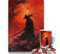Jigsaws Puzzles 1000 Pieces for Adults Gifts Sunset Ninja Puzzles,Educational Toy Funny Family Games Unique Home Decor (size 75x50cm)