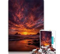 Jigsaws Puzzles 1000 Pieces for Adults Gifts Sunset Teenager Puzzles,Interesting Stress Reduction Parent-child Interaction (size 75x50cm)