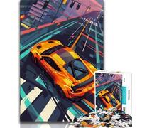 Jigsaws Puzzles 1000 Pieces for Adults Gifts Supercar Racing 1000 Pieces for Teenagers,Secret Santa Gifts for Age 14 Years Up 75x50cm