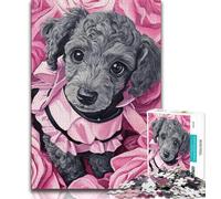 Jigsaws Puzzles 1000 Pieces for Adults Gifts Teddy Puppy,Help The Brain Exercise Addictive Toys to Cultivate Patience Wall Decoration 38x26cm