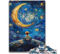 Jigsaws Puzzles 1000 Pieces for Adults Gifts The Little Prince of The Night Sky for Age 14 Years And over Decompressing Intellectual Educational Toy Great Gift 50x75cm