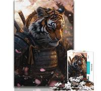 Jigsaws Puzzles 1000 Pieces for Adults Gifts Tiger Ninja Adult Jigsaw,Challenging Game Gifts for Is Ideal As A Gift for The Whole Family (size 75x50cm)