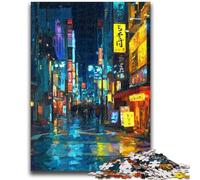 Jigsaws Puzzles 1000 Pieces for Adults Gifts Tokyo Cityscape Adult Jigsaw,Decompressing Intellectual Educational Toy Perfect Decoration (50x75cm)