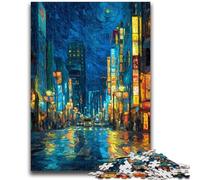 Jigsaws Puzzles 1000 Pieces for Adults Gifts Tokyo Cityscape Adult Jigsaw,Decompressing Intellectual Educational Toy Perfect Decoration (38x26cm)