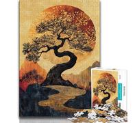Jigsaws Puzzles 1000 Pieces for Adults Gifts Trees in Autumn Adult Jigsaw,Decompressing Intellectual Educational Toy Perfect Decoration 38x26cm