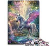 Jigsaws Puzzles 1000 Pieces for Adults Gifts Unicorn Angel Family Entertainment Toys Educational Game for Birthday, Chrismas for Ages 14+ 50x75cm
