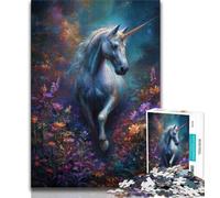 Jigsaws Puzzles 1000 Pieces for Adults Gifts Unicorn Puzzles,Educational Toy Funny Family Games Unique Home Decor (size 75x50cm)