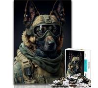 Jigsaws Puzzles 1000 Pieces for Adults Gifts War Dog Adult Jigsaw,Learning Educational Toys Family Games Unique Birthday And Gifts (size 38x26cm)