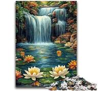 Jigsaws Puzzles 1000 Pieces for Adults Gifts Waterfall View Adult Jigsaw,Decompressing Intellectual Educational Toy Perfect Decoration (50x75cm)