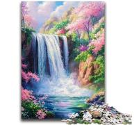 Jigsaws Puzzles 1000 Pieces for Adults Gifts Waterfall View Adult Jigsaw,Decompressing Intellectual Educational Toy Perfect Decoration (50x75cm)