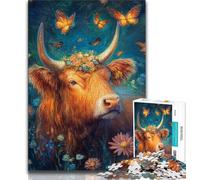 Jigsaws Puzzles 1000 Pieces for Adults Gifts Yak Adult Jigsaw,Challenging Game Gifts for Is Ideal As A Gift for The Whole Family (size 75x50cm)