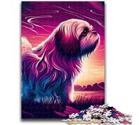 Jigsaws Puzzles 1000 Pieces for Teenagers Gifts A Beautiful Shitzu Dog Help The Brain Exercise Addictive Toys to Cultivate Patience A Work of Art 50x75cm
