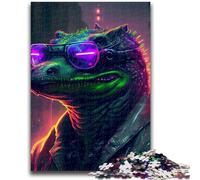 Jigsaws Puzzles 1000 Pieces for Teenagers Gifts Alligator Help The Brain Exercise Addictive Toys to Cultivate Patience A Work of Art 26x38cm