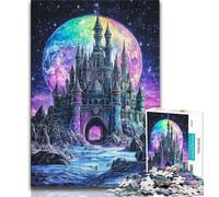 Jigsaws Puzzles 1000 Pieces for Teenagers Gifts Ancient Castle 1000 Pieces for Adults,Decompressing Intellectual Educational Toy Perfect Decoration (size 75x50cm)