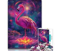 Jigsaws Puzzles 1000 Pieces for Teenagers Gifts Animal Flamingo,Learning Educational Toys Family Games Educational Game for Birthday,Chrismas (38x26cm)