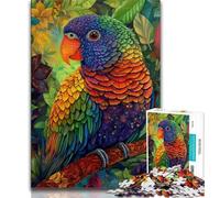 Jigsaws Puzzles 1000 Pieces for Teenagers Gifts Animal Parrot 1000 Pieces for Teenagers,Stress Reliever Staycation Kill Time Parent-child Interaction (size 75x50cm)
