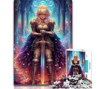Jigsaws Puzzles 1000 Pieces for Teenagers Gifts Anime Female Warrior Teenager Puzzles,Family Entertainment Toys with Matching Poster And Trivia Sheet (size 38x26cm)