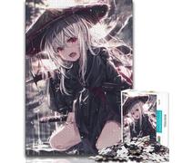 Jigsaws Puzzles 1000 Pieces for Teenagers Gifts Anime Girl,Help The Brain Exercise Addictive Toys to Cultivate Patience Enhance Memory 38X26CM