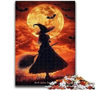 Jigsaws Puzzles 1000 Pieces for Teenagers Gifts Anime Witch Teenager Jigsaw,Vibrant And Unique Design Relaxing & Challenging Puzzle Experience (38x26cm)