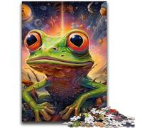 Jigsaws Puzzles 1000 Pieces for Teenagers Gifts Art Animal Frog Teenager Jigsaw,learning Educational for Is Ideal As A Gift for The Whole Family (50x75cm)