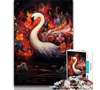 Jigsaws Puzzles 1000 Pieces for Teenagers Gifts Art Animals Flamingos,Help The Brain Exercise Addictive Toys to Cultivate Patience Enhance Memory 38X26CM