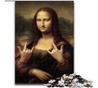 Jigsaws Puzzles 1000 Pieces for Teenagers Gifts Art Mona Lisa, Learning Educational Is Ideal As A Gift for The Whole Family (Size 26x38cm)