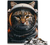 Jigsaws Puzzles 1000 Pieces for Teenagers Gifts Astronaut Cat Help The Brain Exercise Addictive Toys to Cultivate Patience A Work of Art 50x75cm