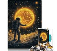 Jigsaws Puzzles 1000 Pieces for Teenagers Gifts Astronaut in Outer Space 1000 Piece Jigsaw,Unique Birthday And Gifts for And Age 14 Years Up (size 38x26cm)