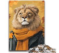 Jigsaws Puzzles 1000 Pieces for Teenagers Gifts Autumn Lion Educational Game Challenge Toy Wall Decoration Unique Birthday And Xmas Gifts 50x75cm