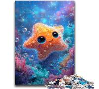 Jigsaws Puzzles 1000 Pieces for Teenagers Gifts Baby Starfish Teenager Jigsaw,Vibrant And Unique Design Relaxing & Challenging Puzzle Experience (38x26cm)