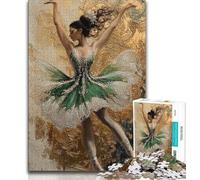 Jigsaws Puzzles 1000 Pieces for Teenagers Gifts Ballet Dancer Teenager Jigsaw,Vibrant And Unique Design Relaxing & Challenging Puzzle Experience 75x50cm