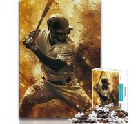 Jigsaws Puzzles 1000 Pieces for Teenagers Gifts Baseball Players 1000 Pieces for Teenagers,Stress Reliever Staycation Kill Time Parent-child Interaction (size 38x26cm)