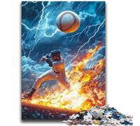 Jigsaws Puzzles 1000 Pieces for Teenagers Gifts Baseball Sports Adult Puzzles,Toys Educational Games Stress Relieving Unique Birthday And Gifts (75x50cm)