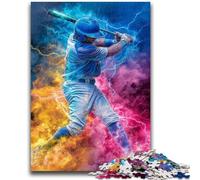 Jigsaws Puzzles 1000 Pieces for Teenagers Gifts Baseball Sports Puzzles for Adults,Fun Present & Activity for Home,Toy for Rainy Days (38x26cm)