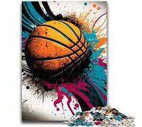 Jigsaws Puzzles 1000 Pieces for Teenagers Gifts Basketball Sports Jigsaw,learning Educational for Is Ideal As A Gift for The Whole Family (50x75cm)