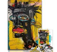 Jigsaws Puzzles 1000 Pieces for Teenagers Gifts Basquiat Style,Toys Educational Games Stress Relieving Unique Home Decor And Gifts (38x26cm)
