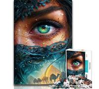 Jigsaws Puzzles 1000 Pieces for Teenagers Gifts Beautiful Egyptian Woman,Challenging To Complete But Fun And Humorous Birthday Present,Gifts,Wall Art (75x50cm)