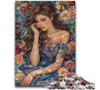 Jigsaws Puzzles 1000 Pieces for Teenagers Gifts Beautiful Girl Relax Games Educational Game for Birthday, Chrismas for And Age 14 Years Up 26x38cm