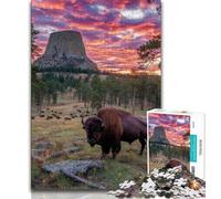 Jigsaws Puzzles 1000 Pieces for Teenagers Gifts Beautiful Mountain River,Challenging Game for Is Ideal As A Gift for The Whole Family (38x26cm)
